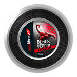 Cordajes De Tenis Polyfibre Black Venom Rough 200m schwarz